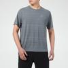 Nike Dri-Fit Miler Lauf-Trainings-Kurzarm-T-Shirt Herren Tops Rauchgrau CU5993-084