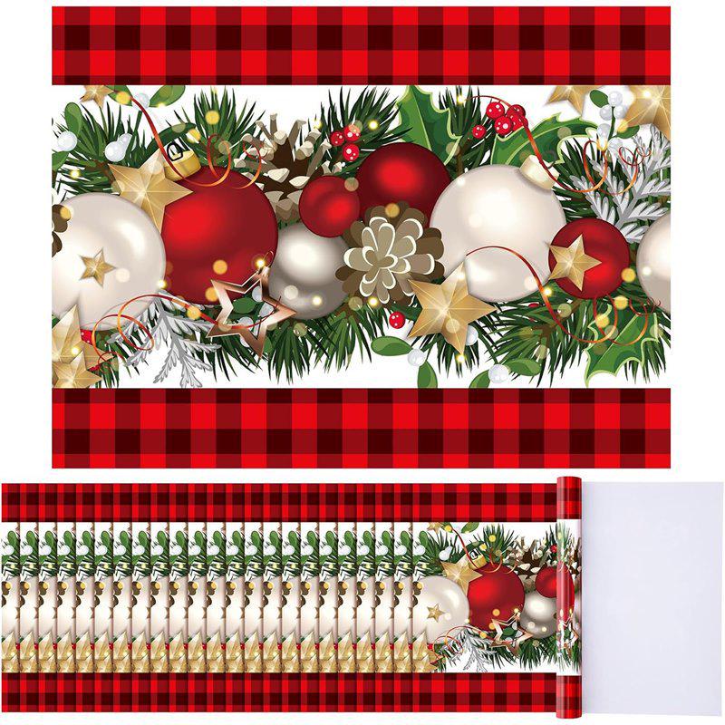 New Christmas Linen Square Placemat - Festive Party Tablecloth Decor, Beautify Coffee Table Mat.