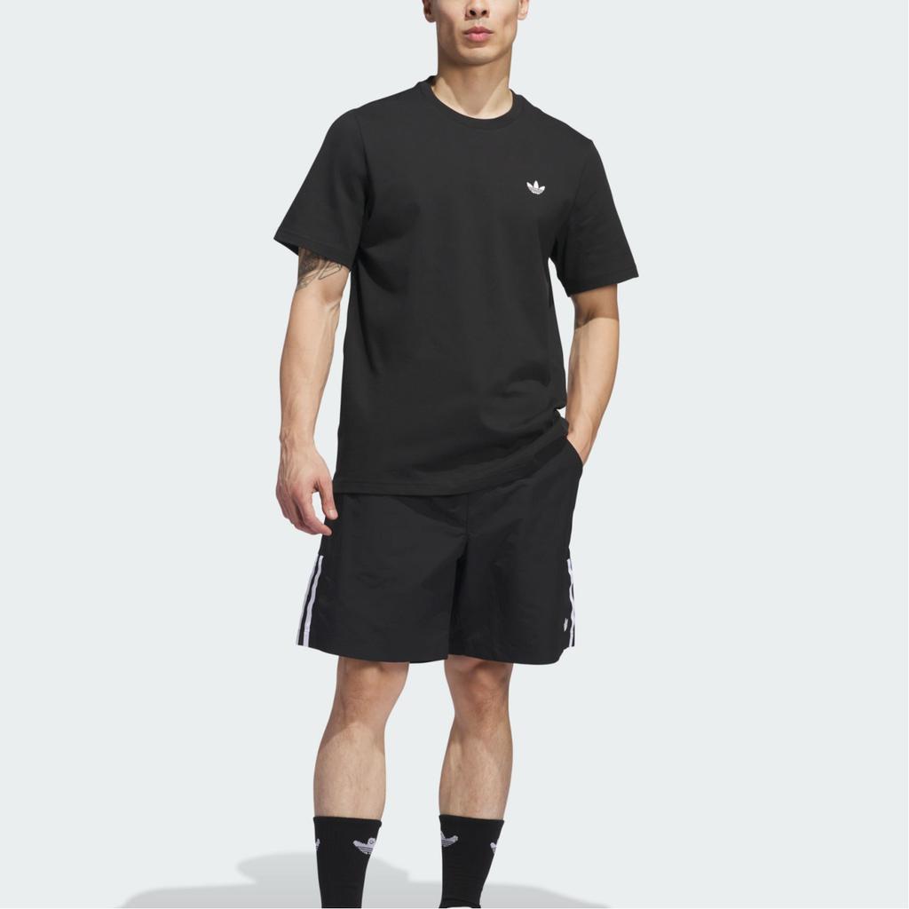 Adidas Skateboarding 4.0 Logo Tee Black/White Men Streetwear IY1605