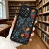 Colorful Floral Vines Soft TPU Phone Case for iPhone 17 16 15 14 13 12 11 Pro Max Plus Shockproof Anti-Slip Cover