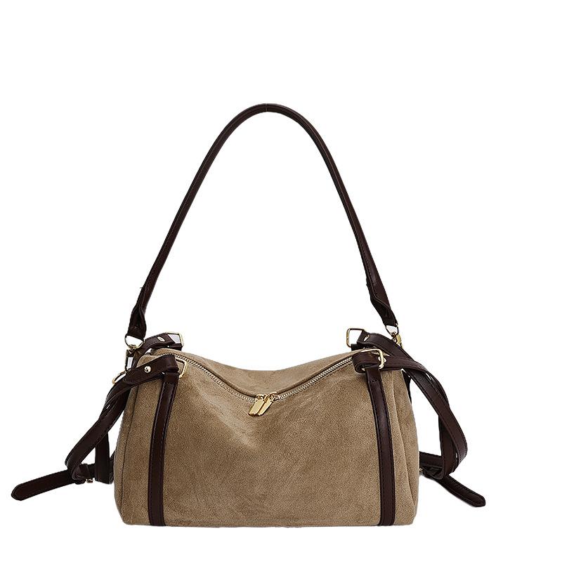 Premium texture bag women's 2025 autumn and winter fashion shoulder messenger bag large capacity niche design portable pillow bag