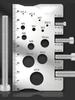 Bolt Measuring Tool Thread Checker Screw Measurement Ruler Double-Sided Screw Measuring Device for Jewelry Repair