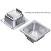 Butter Wheel for Evenly Spread Butter Stainless Steel Melted Butter Dispenser Butter Roller Kitchen Gadgets American Burger Tool