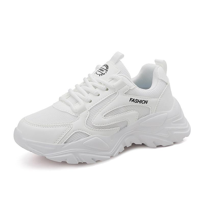 

Women S Shoes Mesh Breathable Sports Shoes Casual Shock Absorption Travel Shoes Outdoor Walking Women 35 белый