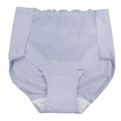Applause Women's Stylish Lace-Lined Light Incontinence Panties for 20cc Urine Incontinence, Pink and Lavender (LL, Lavender)