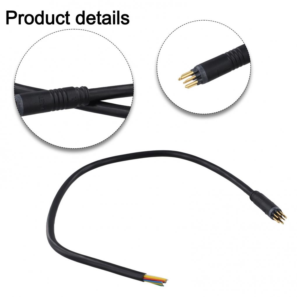 Cable de Motor para Ebike Conector de Bicicleta Eléctrica Cable Macho de 9 Pines