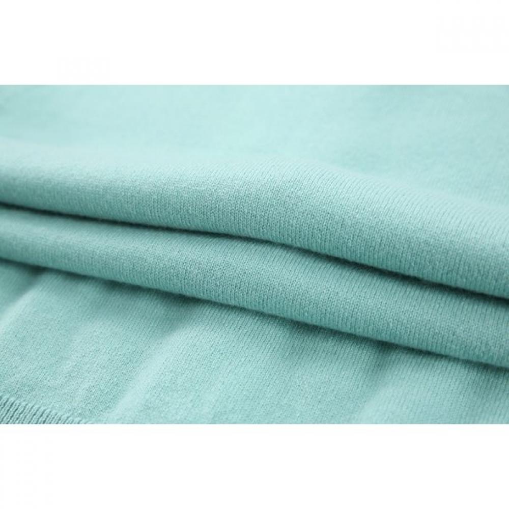 Scotland Cashmere Round Neck Short Cardigan