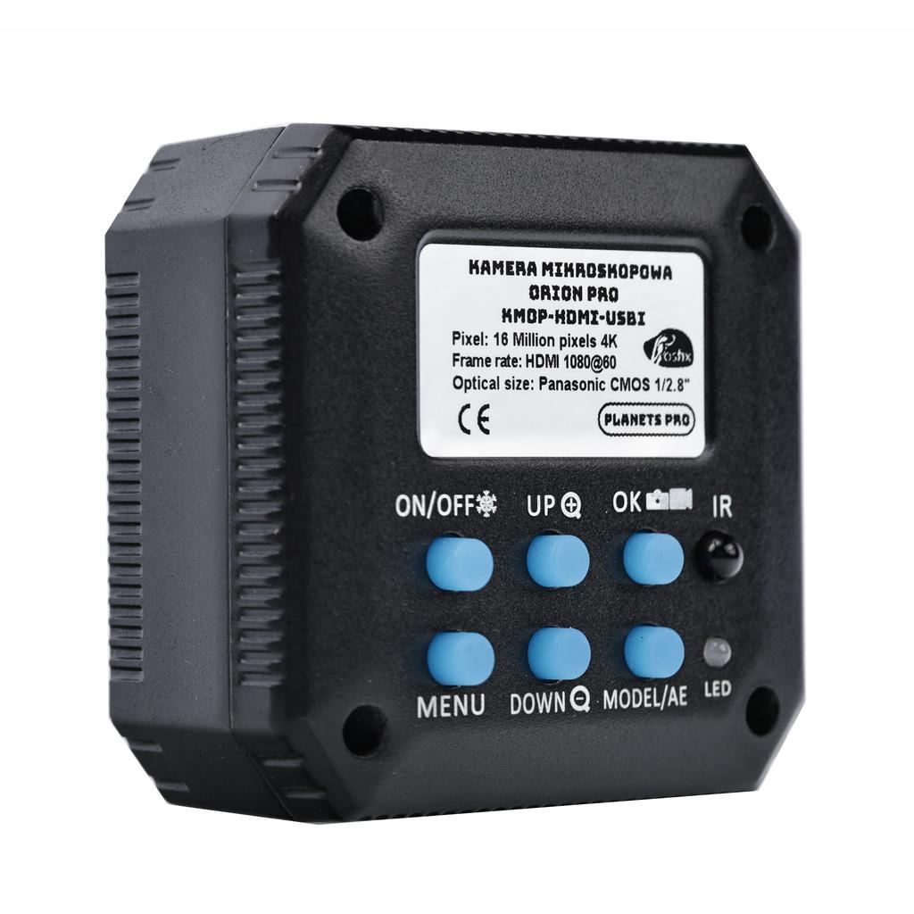 Rosfix Mikroskop Cyfrowy Earth Pro MCEP-0.5X-PZRR – Duża Przestrzeń Robocza 10-20 cm | Zoom 7x-45x | Wyświetlacz 8 cali i Kamera ORION Pro
