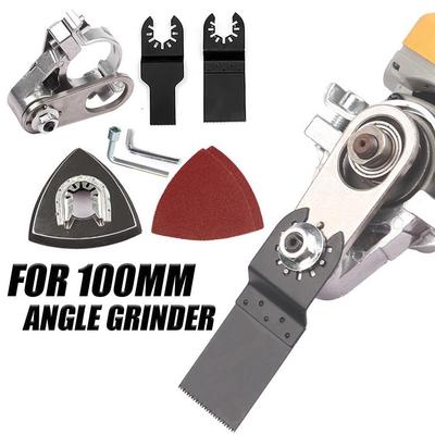 Conversion Tool Woodworking Adapter for 100mm Angle Universal Angle Grinder Head Kit New To Cordless Oscillating Multi Tool
