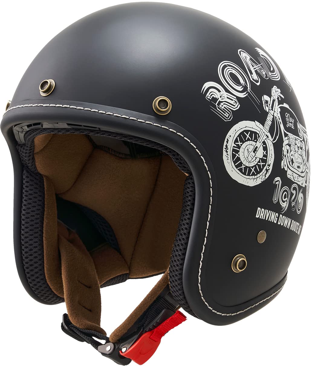 

Marushin Industries Marushin Motorcycle Helmet Jet MCJ5 Road Fork Open Jet Matte Black XL Size 3006555 (MARUSHIN) (61-62cm)