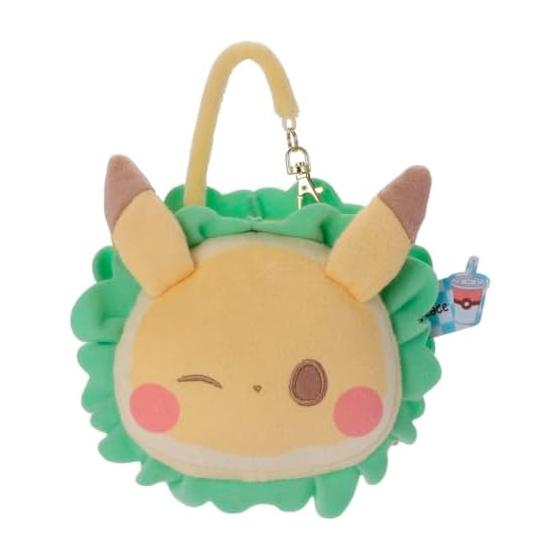 TAKARATOMY A.R.T.S Pokemon Pokepiece Plush Mirror (Hamburger Style) Pikachu Width Approx. 14cm