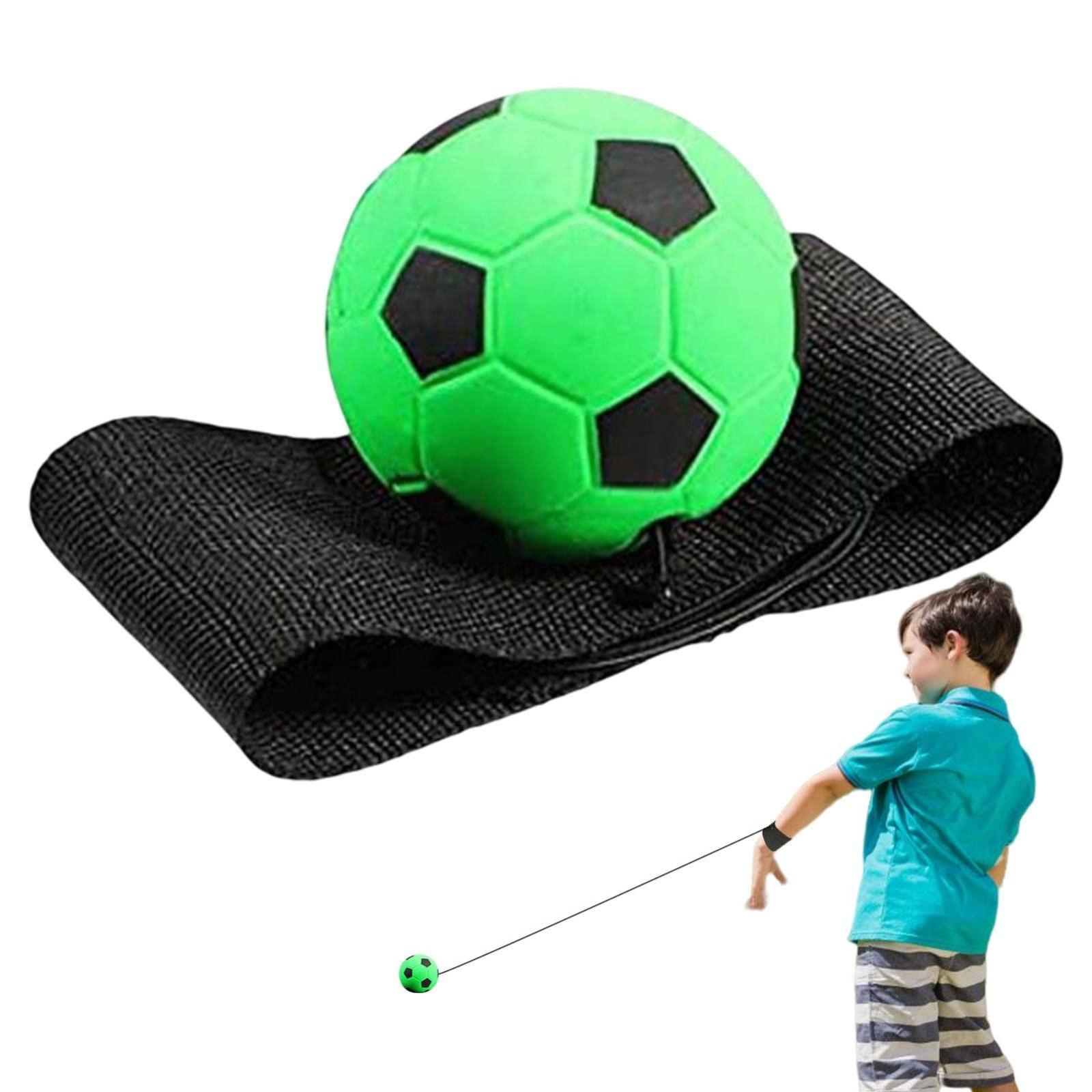 Balle Rebondissante Durable Jouet Bracelet Balle pour Enfants Exercice en Caoutchouc Jeu de Balle Rebondissante avec Corde Élastique Jouet Extérieur pour Enfants