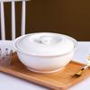 Jingdezhen 34-Piece Pure White Ceramic Dinnerware Set
