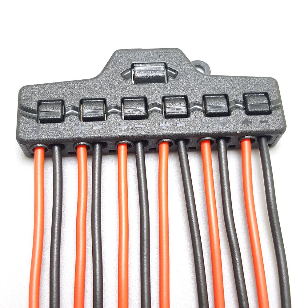 1-10Pcs Railway Train Port Sharing Box 3/6 Distribution Ports Out Line Splitter Quick Connect For LED Lighting Terminal Block