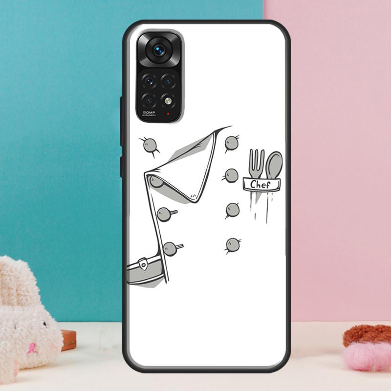 Baking Cook Chef Case For Xiaomi Redmi Note 14 12 11 9 10 13 Pro 9S 10S 11S 12S Redmi 13C 10C 12C 14C Cover