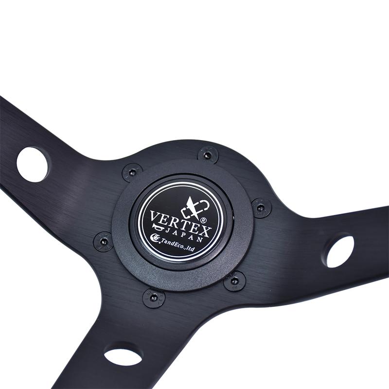 Vertex 320MM Star Embroidery Sports Steering Wheel Golden Wiring Universal Modified Steering Wheel with Forever