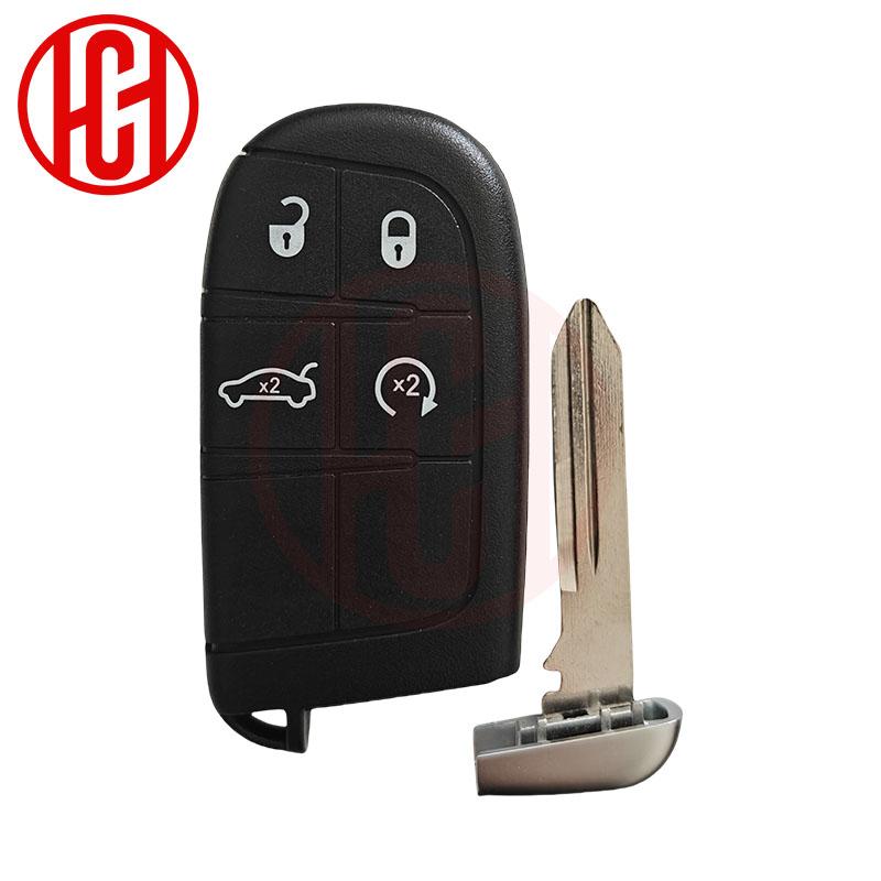 Car Smart Key Case Shell For Jeep Cherokee Dodge Ram 1500 Journey Charger Dart Challenger Durango Chrysler 300 CY24 Blade