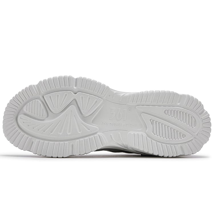361 Cushioning Abrasion Resistant Breathable Low top Casual Shoes Men's Antarctic Gray 672616762F-2