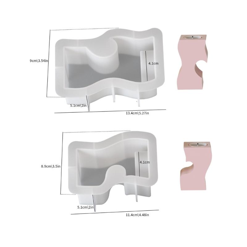 Flexible Sturdy Silicone Mould Fashion Accessory for Making Unique Heart Shaped Candle and Home Decorations