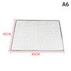 304 Edelstahl Rechteck Quadrat BBQ Netz Gitter Grill Antihaft Backmatte Outdoor Camping Grillen Teil Roste