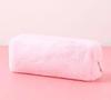 Version of The New Creative Pencil Box Small Fresh Cute Girl Fluffy Square Octagonal Pen Bag Girl Heart Students Simple