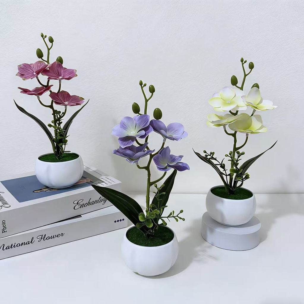 Konstgjord Magnolia i Kruka för Hem- och Kontorsdekor