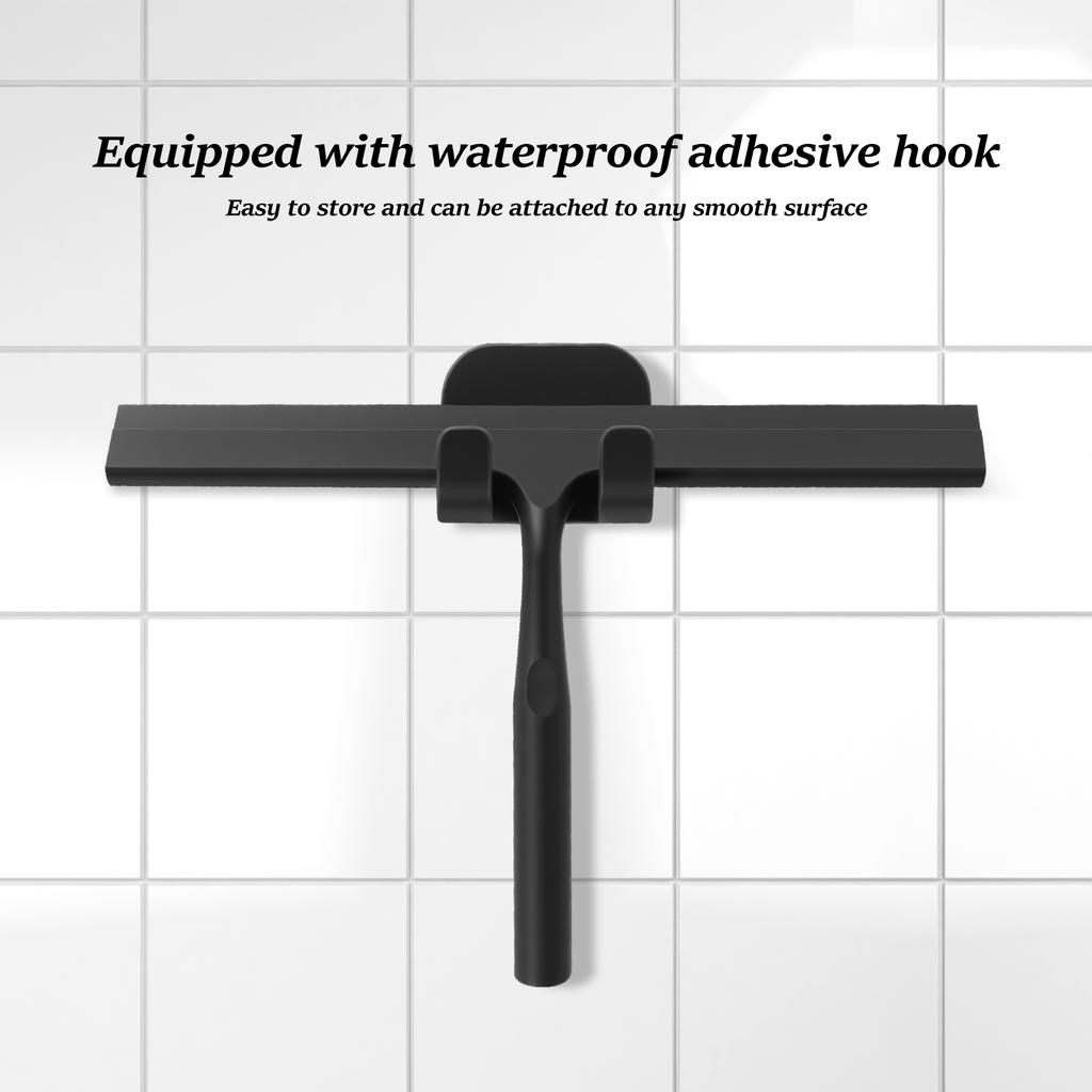 Glass Cleaning Squeegee Window Wiper Window Cleaning Tool Rubber Blade for Bathroom Shower Home Car Dining Table Glass Cleaning