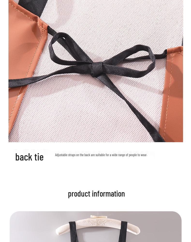 Waterproof PU Leather Kitchen Apron - Oil-Proof and Wash-Free for Home, Restaurant, or Catering Use (Unisex)
