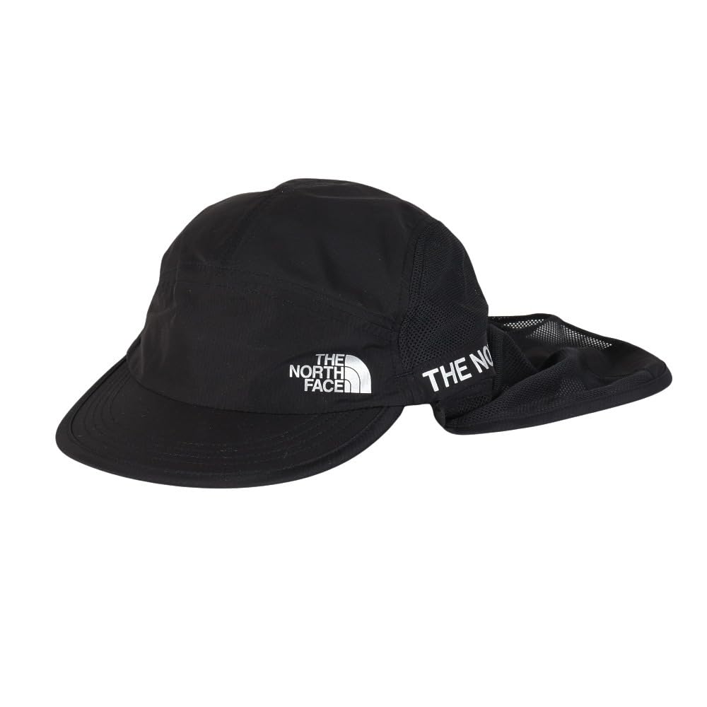 The North Face Run Shield Removable Size L Cap, Unisex, Water-Repellent, Lightweight, Shield, Black,