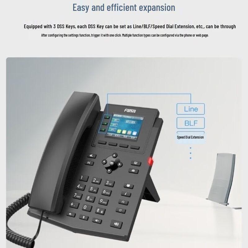 Fanvil X303 IP SIP Office Network Phone