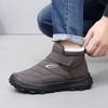 Winter new men's sports snow boots foreign trade men's shoes fleece thickened wind-resistant warm men's shoes dad shoes