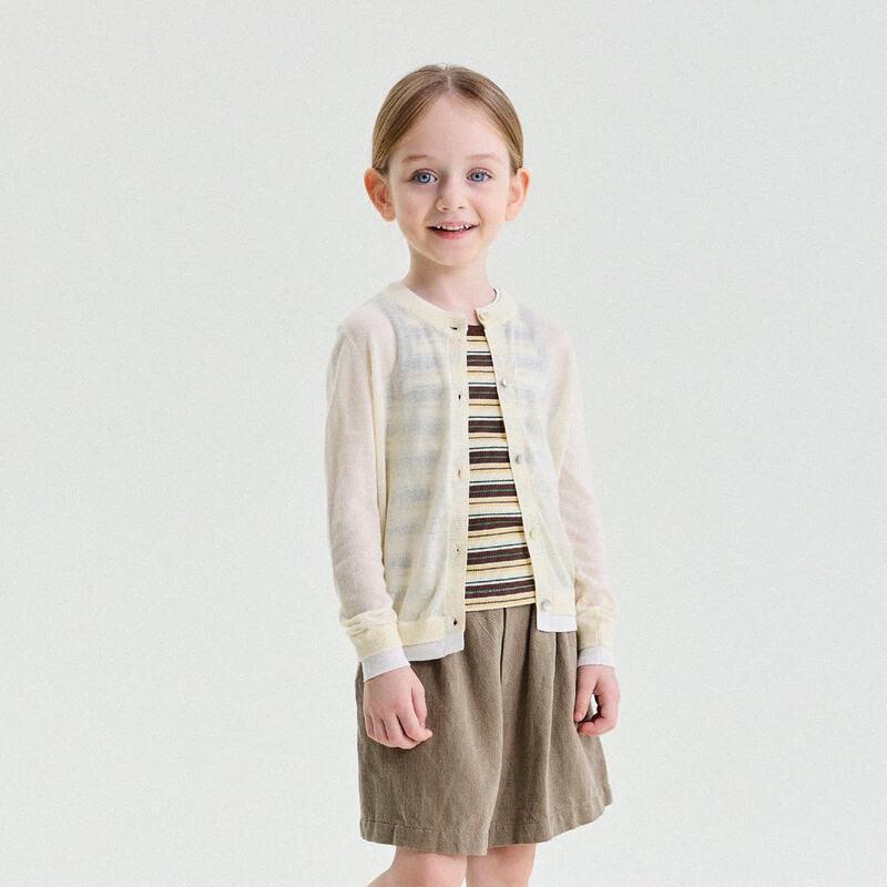 Yun er Ma Parent-Child Cotton Knit Sun Protection Cardigan 110