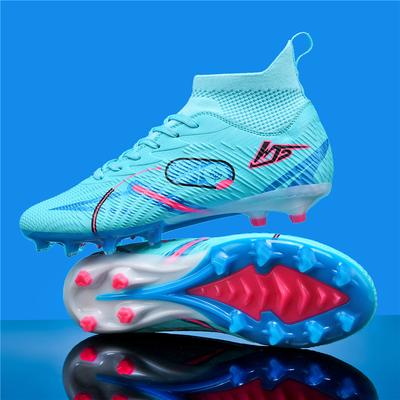 32-46 Scarpe da Calcio da Uomo Tacchetti Lunghi Antiscivolo da Esterno Scarponi da Calcio Scarpe da Calcio per Bambini Scarpe da Calcio da Ragazzo Scarpe da Calcio per Erba Sintetica
