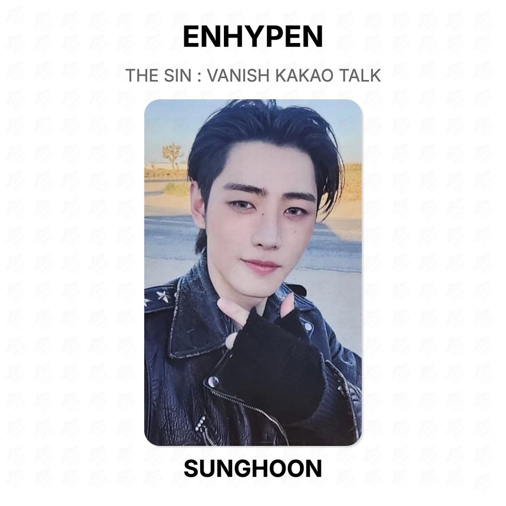 ENHYPEN THE SIN : VANISH KAKAO TALK Official Photocard