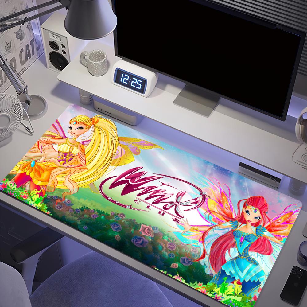Mousepads Club Non-slip Lockedge Office cartoon Student W-W-Winx Gaming Thickened Large Beauty Writing Pad Cushion Mouse Pad