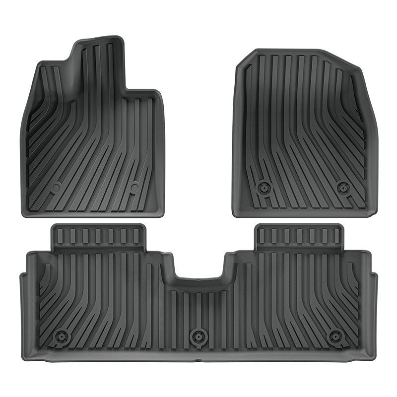 24 Deep Blue L07 Car Floor Mats - Dirt-Resistant, Custom-Fit, Eco-Friendly TPE Trunk and Floor Mats