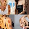 9pcs Temporary Tattoo Butterfly Tattoos Waterproof Long-lasting Body Stickers Floral Tattoos Colorful For Adult Back