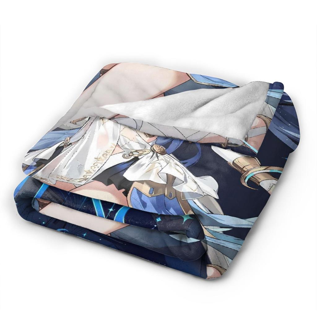 Iuno Wuthering Waves Game Blanket Quality Soft Warm  Throw Blanket Autumn Picnic Couch Bed Fashion Bedspread