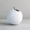 High-End Linie Apfel Birne Harz Handwerk Schwarz Weiß Dekoration Kreativ Wohnzimmer Arbeitsplatten Obst Skulptur Heimdekor Geschenk