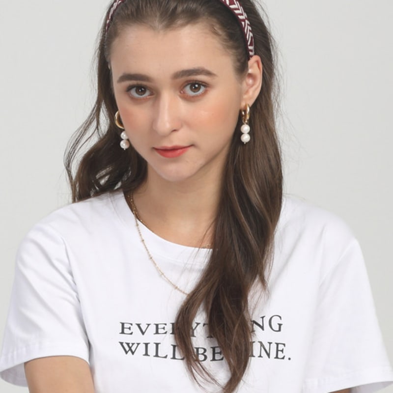 LALA Ethnic Hairband M-Red