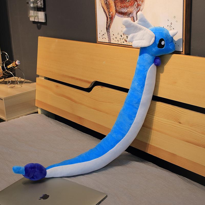 Cute Big Size Pokemon Plush Toy Stuffed Lapras Dragonite Dragonair Doll Throw Pillow Hug Plushies Christmas Gift