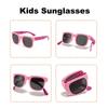Fashionable and Basic Foldable Children Sun Glasses Glasses for Boys Girls Vintage Outdoor Beach Travel UV Protection Shades Eyeglasses