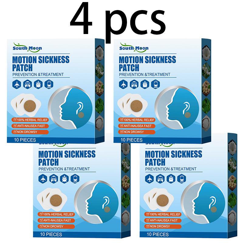 South Moon Motion Sickness Patch Relieve Seasickness Tinnitus Motion Sickness Nausea Portable Adults and Children Behind the Ear Patch