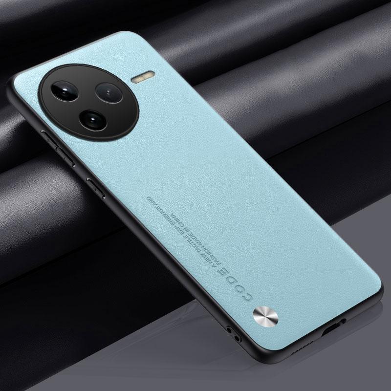 Luxury PU Leather Case For Xiaomi Poco F7 Pro 5G Back Cover Matte Silicone Shockproof Full Protection Phone Case For PocoF7 Pro