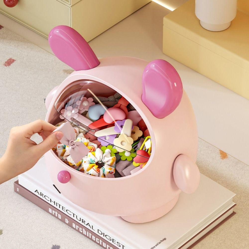 Dust-proof Storage Case Large Capacity Jewelry Box Miscellaneous Organizer Storage Box  Hair Rings