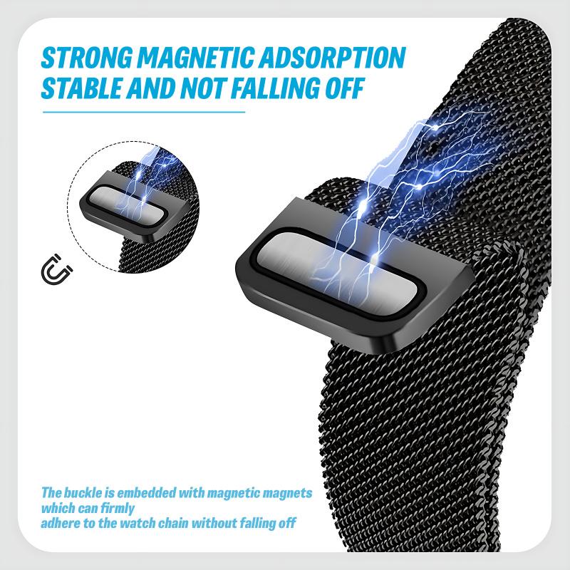 BUSKOZ Milanese Loop For Samsung Galaxy Watch 8 Classic 44-40mm Band Wristband Metal Magnetic Bracelet Galaxy 8 46mm Strap