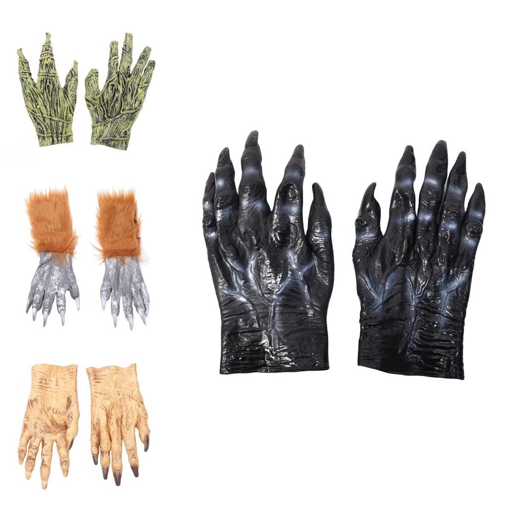 Bloody Werewolf Gloves Halloween Costume Party Zombie Accessories