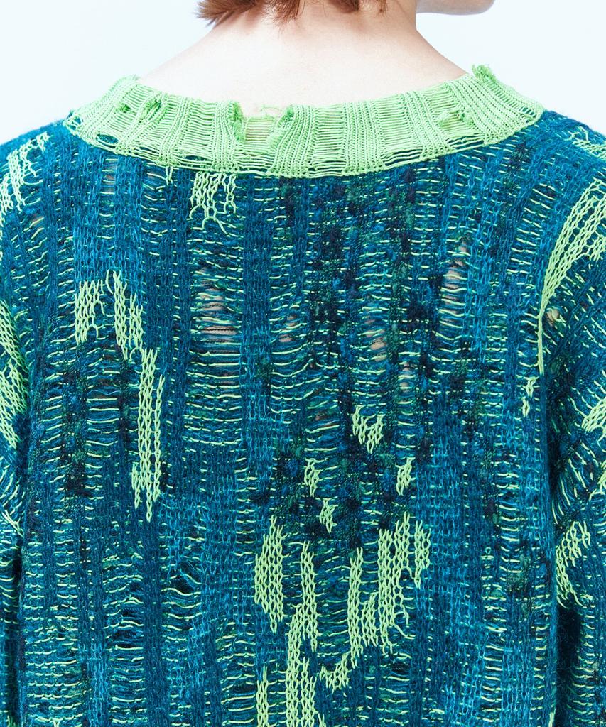 ADSB ANDERSSON BELL Saydon Spider V-Neck Sweater Atb861M(Multi)