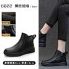 2025 Autumn and Winter Retro Leather Martin Boots British Versatile Platform-soled Chelsea Boots Thickened Warm Thick Heel Short Boots
