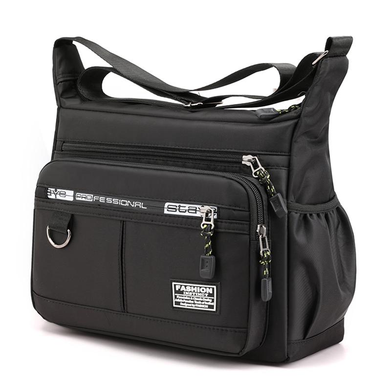 Men's Business Single-shoulder Bag, Suitable for Business Trips and Work, Made of Nylon , with a Single Shoulder Strap.